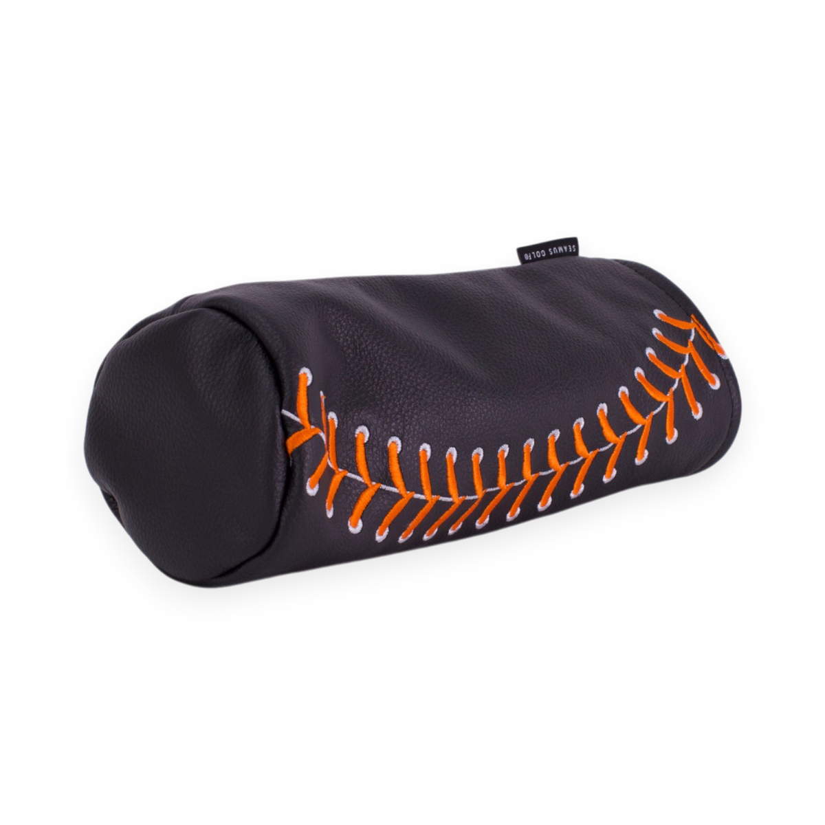 Two Seam Leather Tribeca Driver - Black/Orange