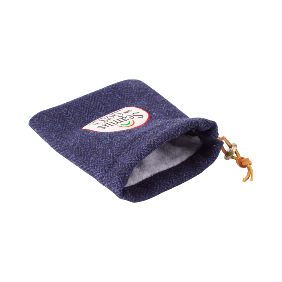 Chasing Rainbows Drawstring Pouch - Tweed