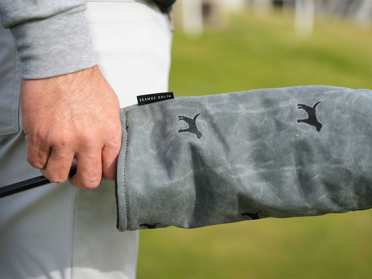 Seamus Lab Waxed Canvas Driver - Skyfall Grey