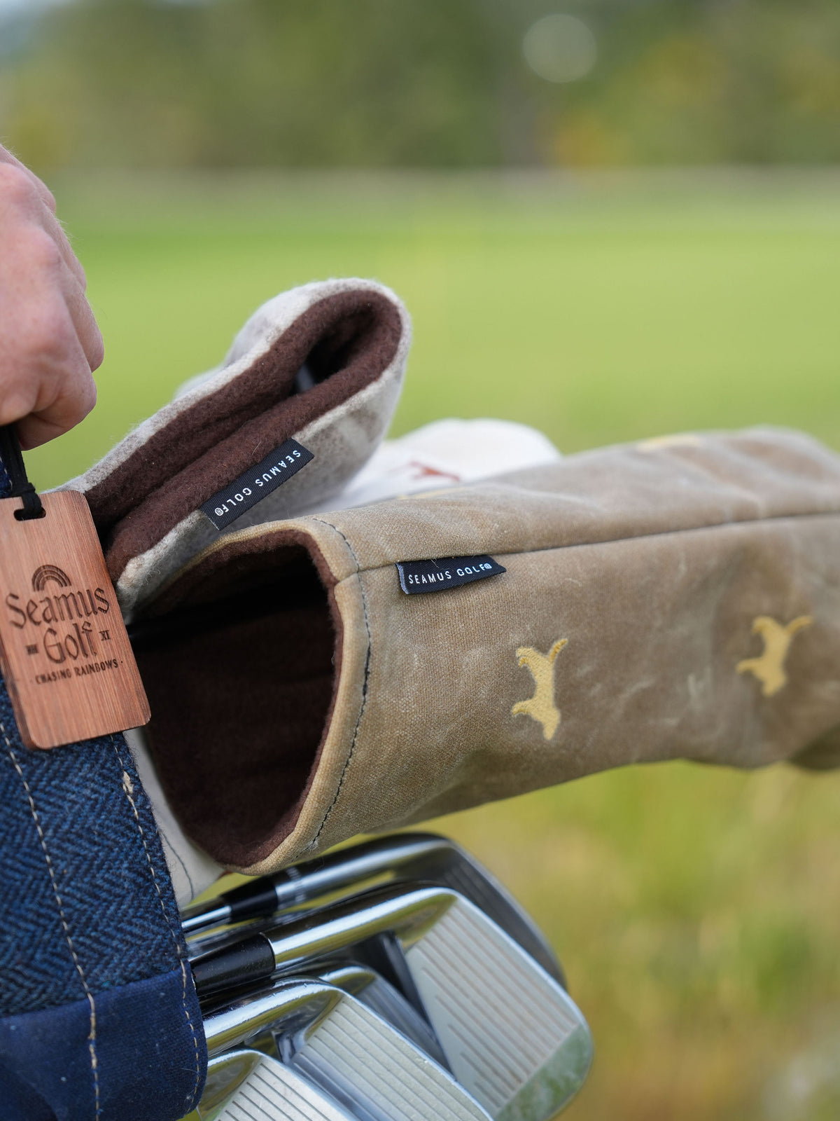 Seamus Lab Waxed Canvas Driver - Sage