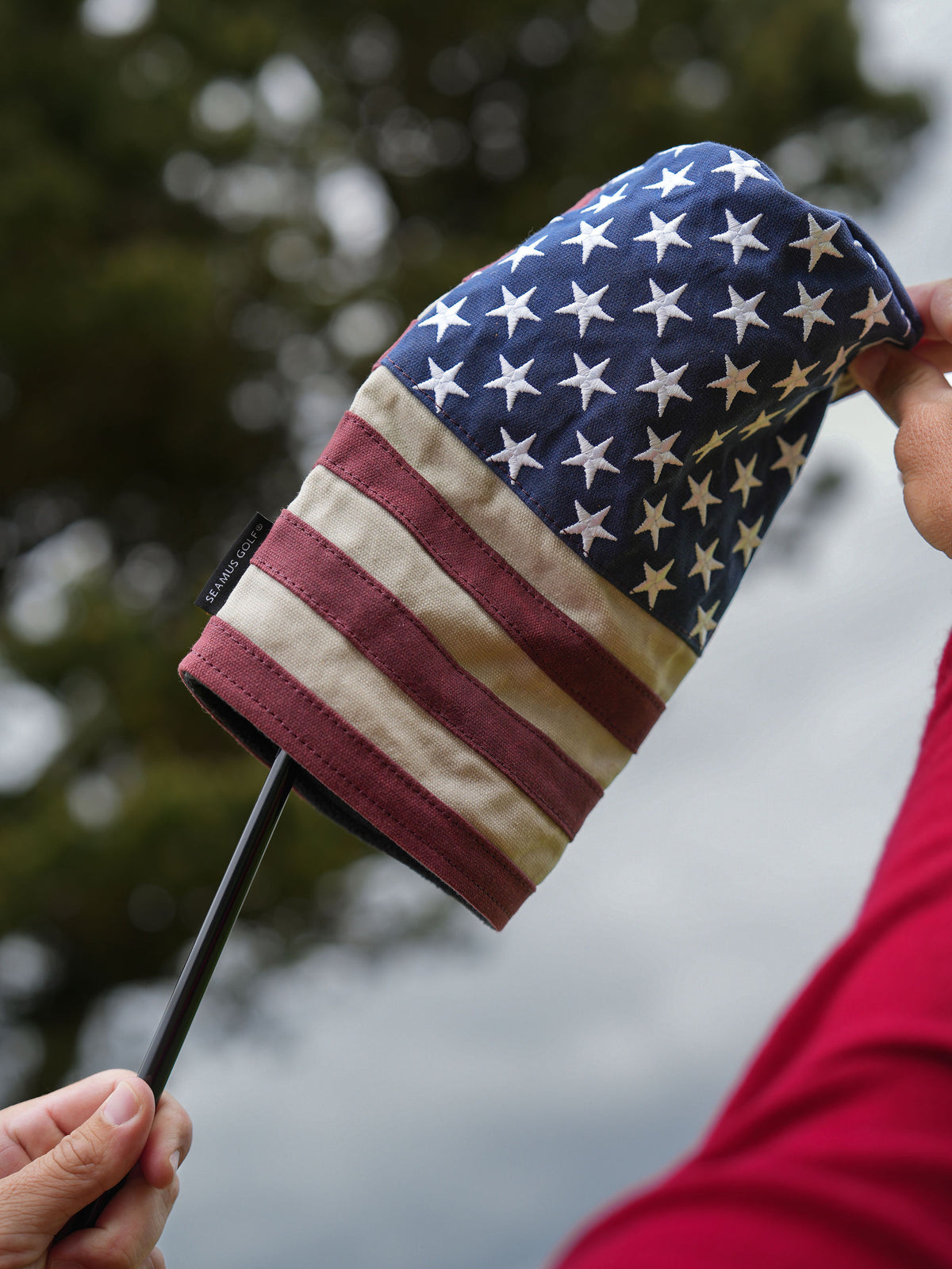 Old Glory Red White Blue Waxed Canvas Driver