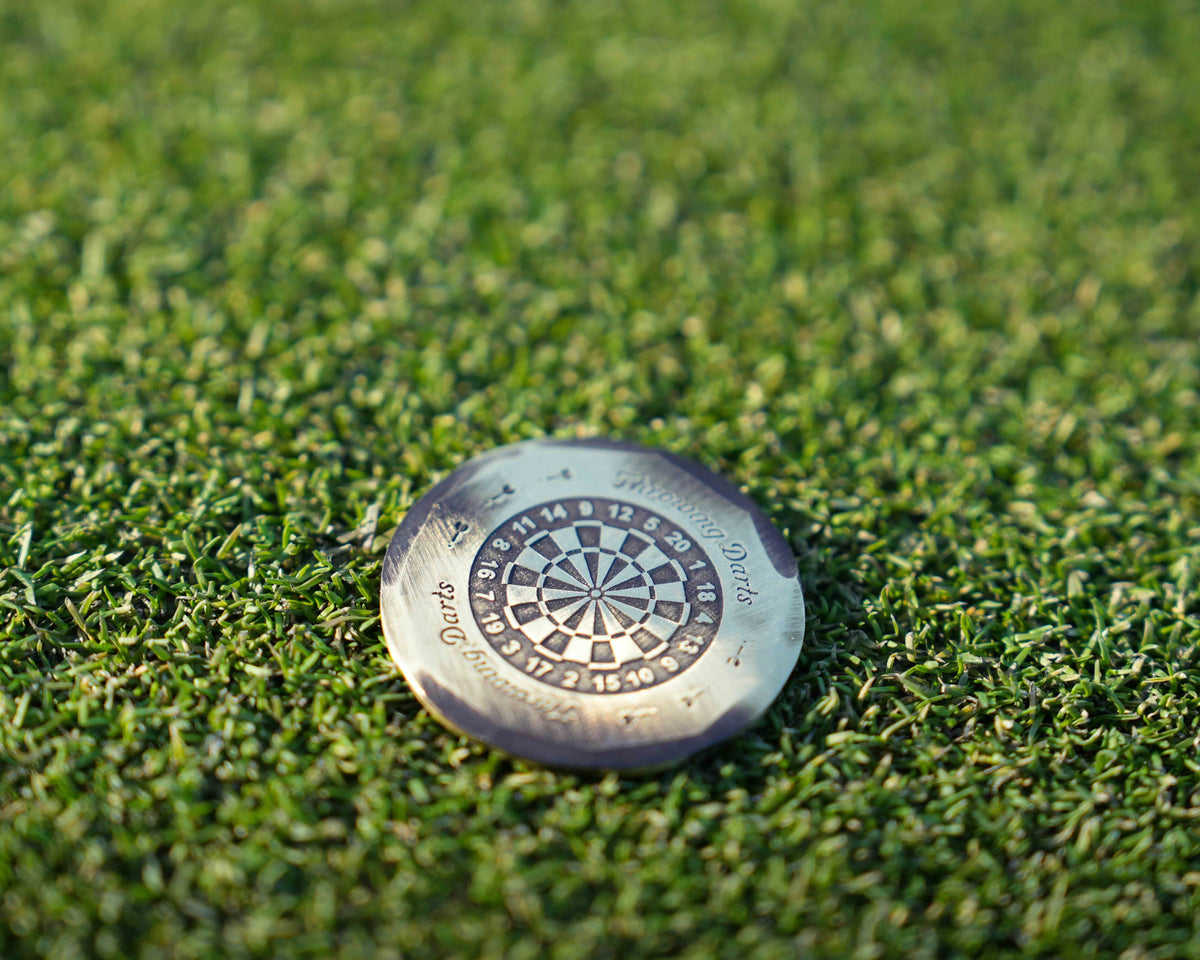 Hand Forged® Throwing Darts Ball Marker - Bronze