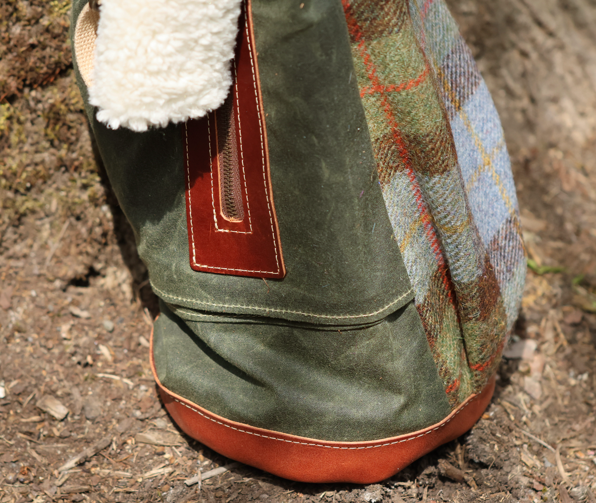 Macleod Check Harris Tweed Sunday Bag