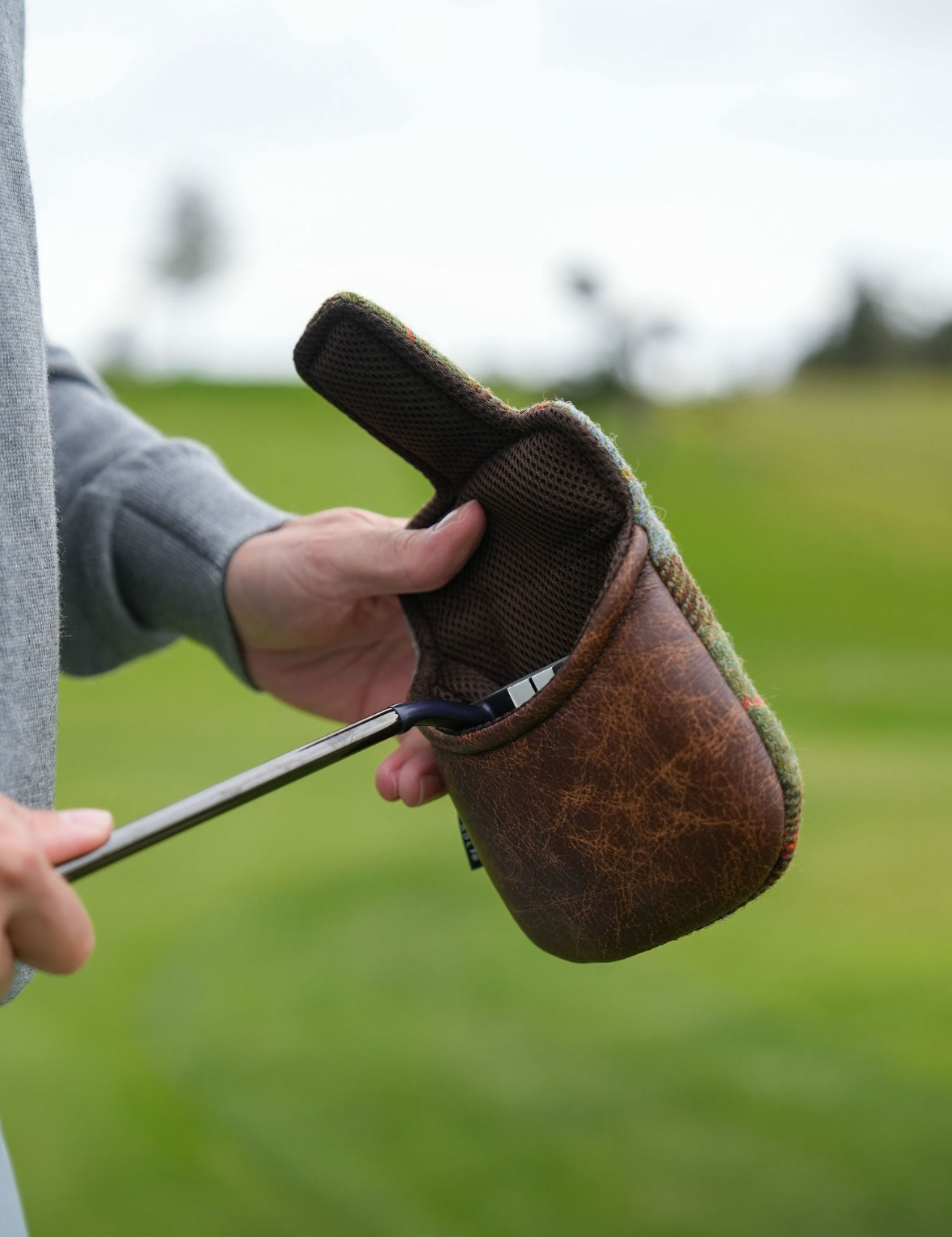 MacLeod Check Harris Tweed Heel Shafted Mallet