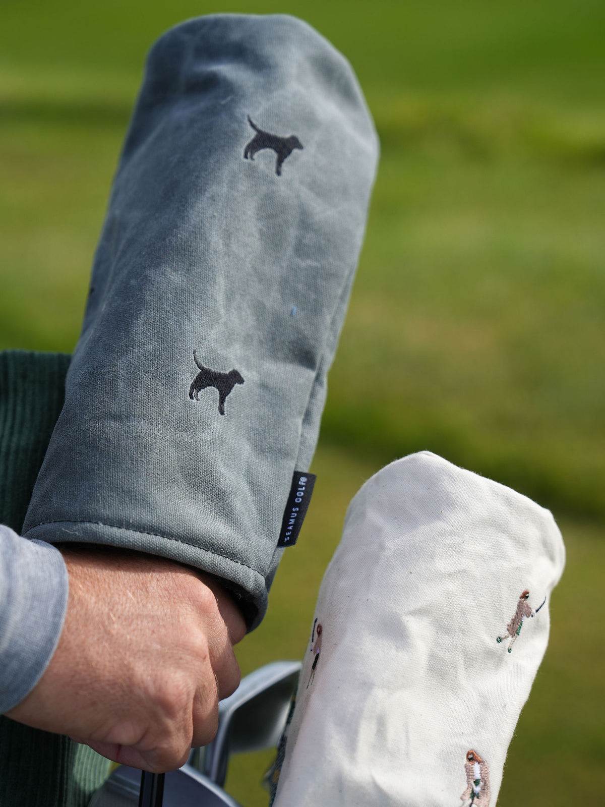 Seamus Lab Waxed Canvas Driver - Skyfall Grey