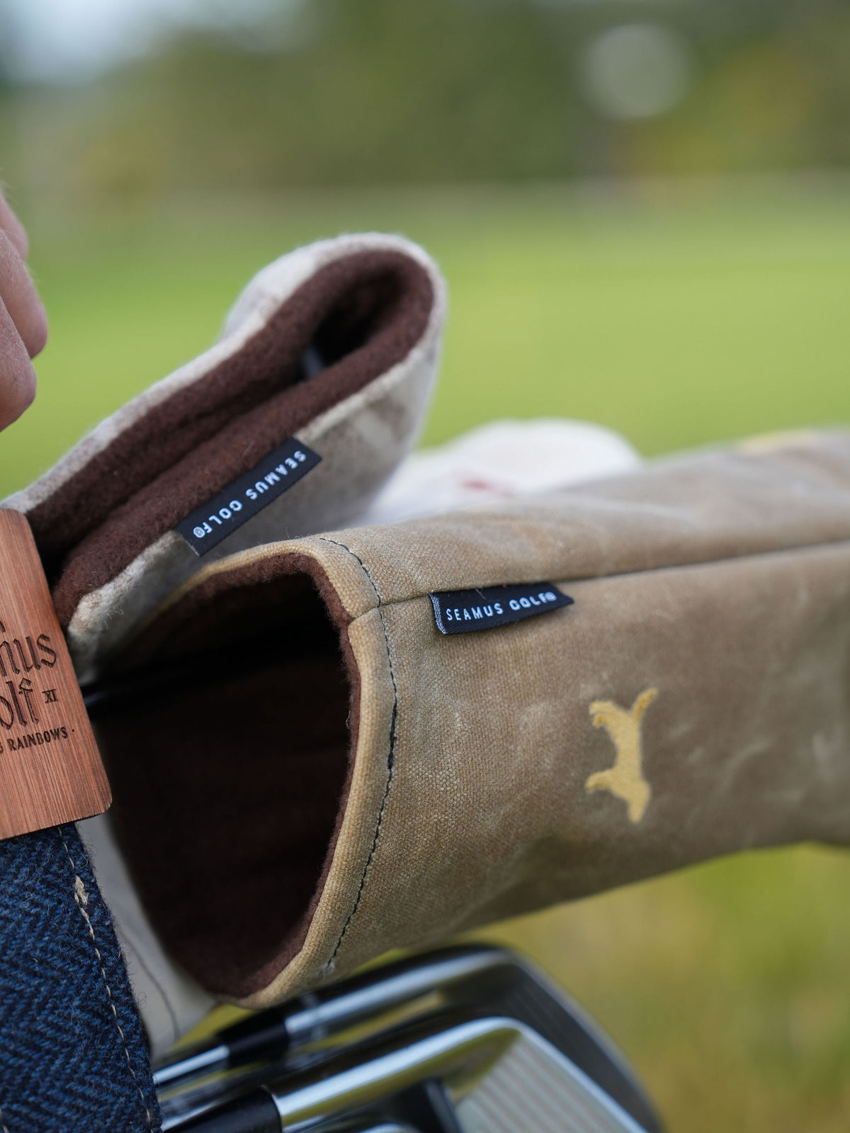 Seamus Lab Waxed Canvas Driver - Sage