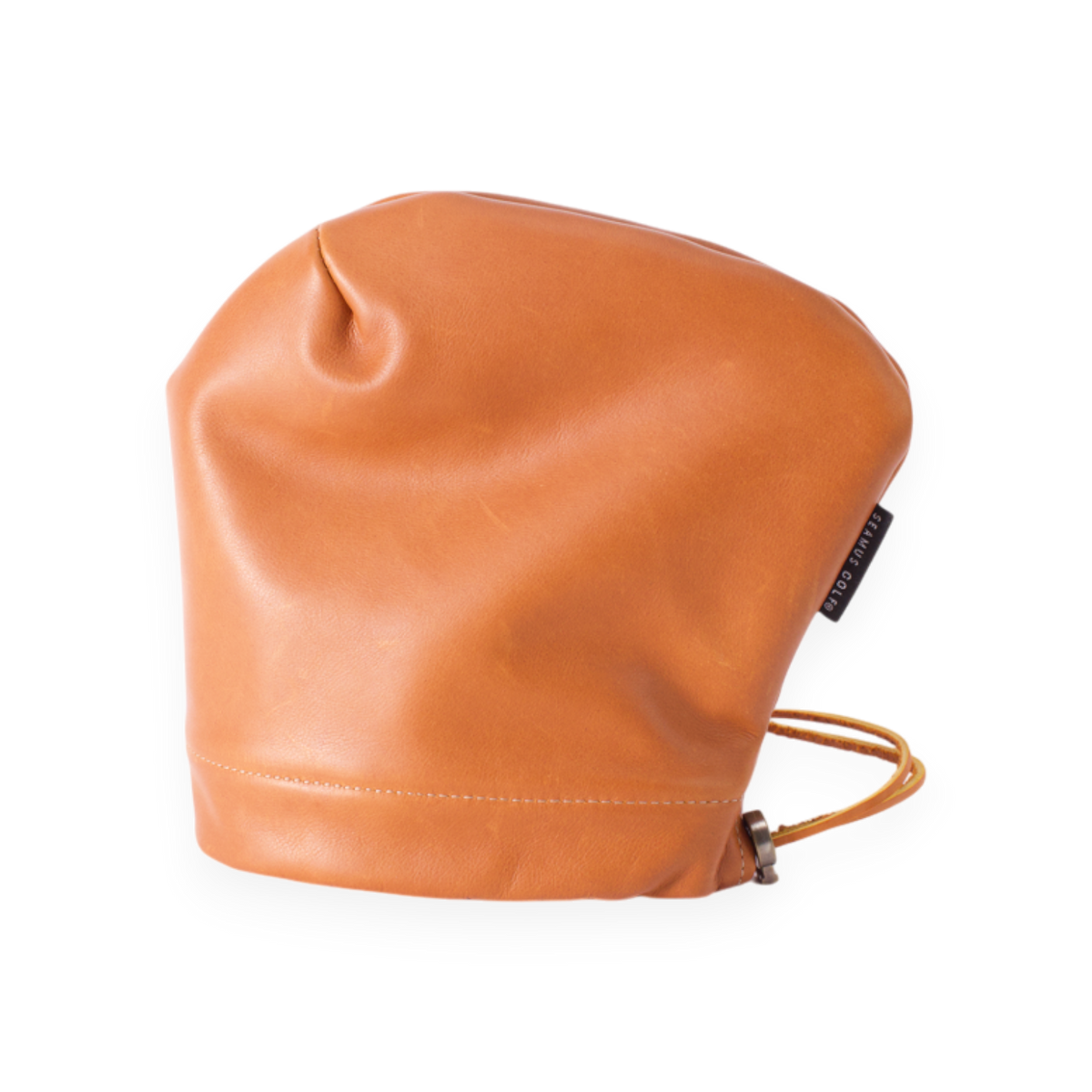 British Tan Aniline Leather Iron Cover
