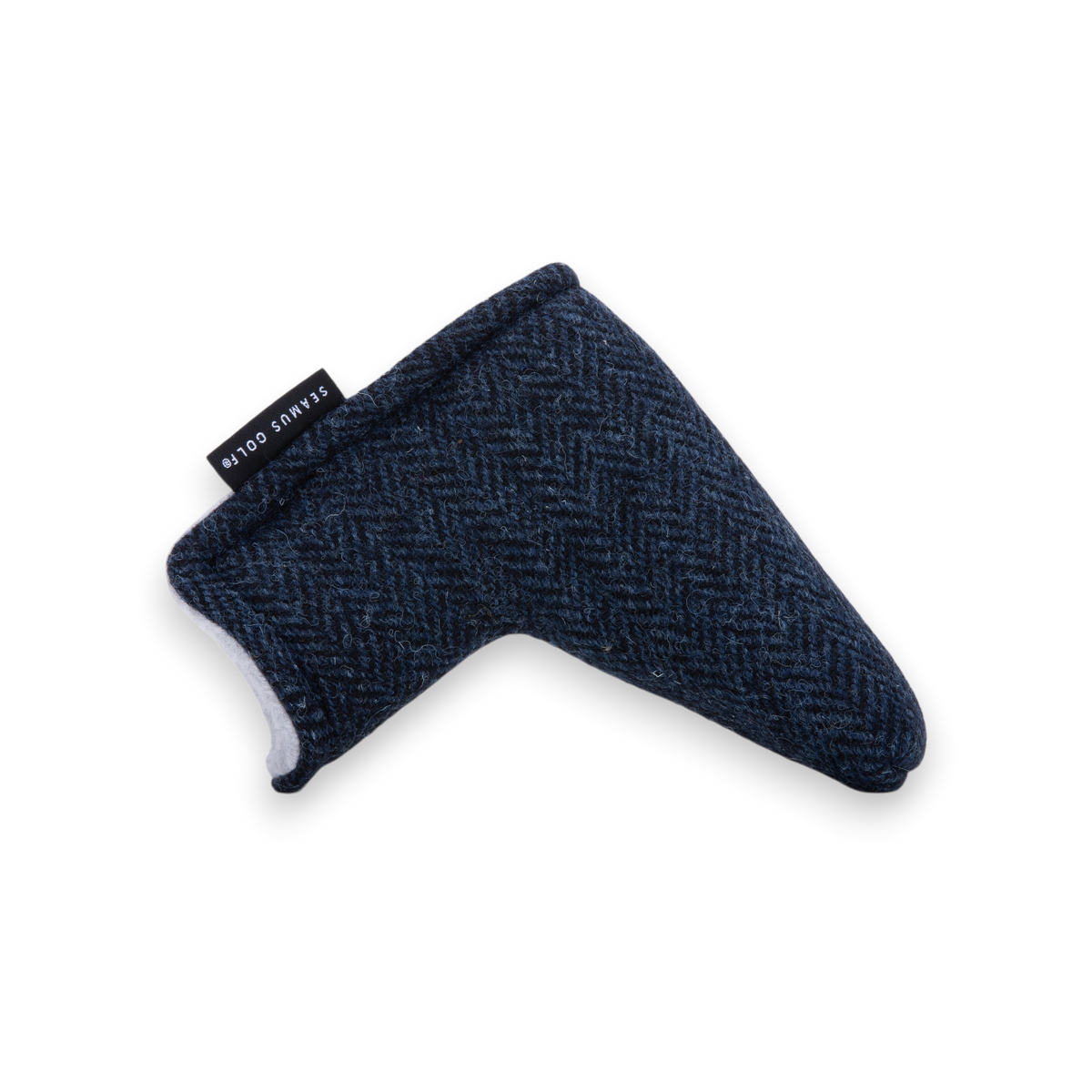 Navy Harris Tweed Blade Putter