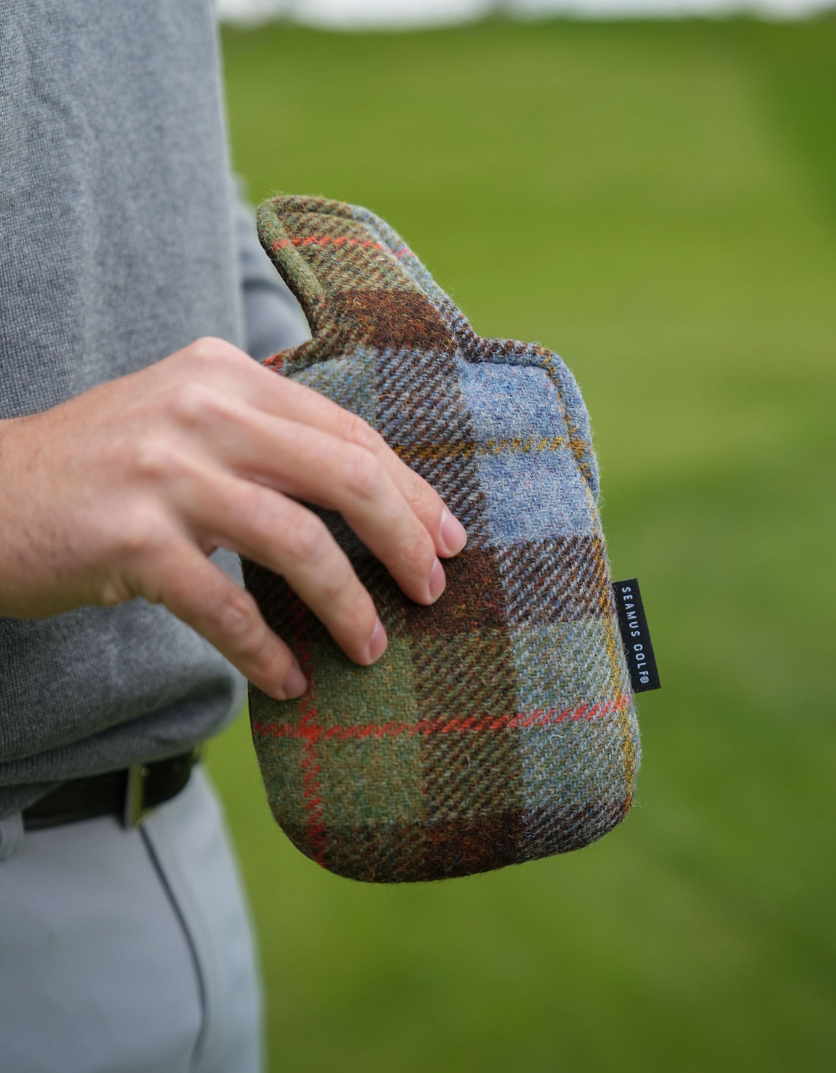 MacLeod Check Harris Tweed Heel Shafted Mallet
